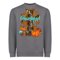 Storm thankful cross Heavyweight Sweatshirt - RacoonDesign