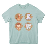 Arona Safari Baby Animal Clipart Heavy Core Tee - Bettercallsaul