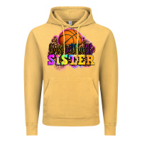 Vintage Mustard basketball sister Vintage Hoodie - OliviaCreatesArt