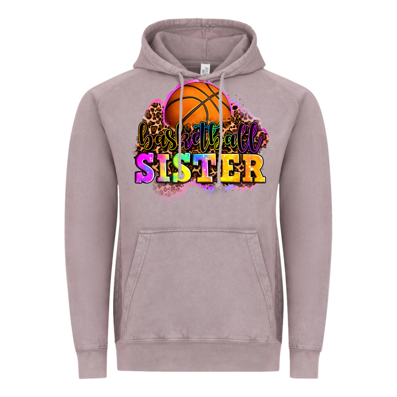 Basketball Sister Vintage Hoodie by OliviaCreatesArt | Teevron