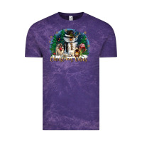 Cloud Purple christmas vibes Vintage Tee - CowGirlArtShop