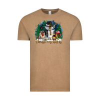 Vintage Coffee christmas vibes Vintage Tee - CowGirlArtShop