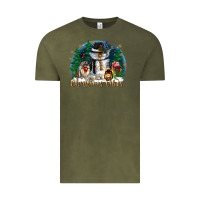 Vintage Olive christmas vibes Vintage Tee - CowGirlArtShop