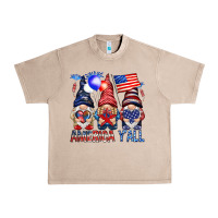 French Oak America y'all with gnomies Urban Heavy Tee - HowdyJamesFarm