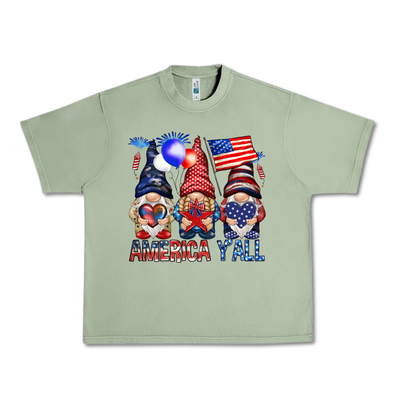 America Y'all With Gnomies Urban Heavy Tee by HowdyJamesFarm | Teevron