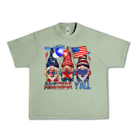 Oil Green America y'all with gnomies Urban Heavy Tee - HowdyJamesFarm