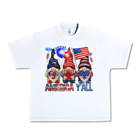White America y'all with gnomies Urban Heavy Tee - HowdyJamesFarm