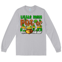 Moon Dust St. Patrick's little miss pot of gold Long Sleeve Tee - OliviaCreatesArt