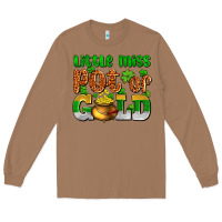Toasted Coconut St. Patrick's little miss pot of gold Long Sleeve Tee - OliviaCreatesArt