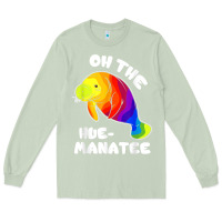 Matcha oh the hue manatee funny manatee shirts manatee gifts t shirt Long Sleeve Tee - longCreatives