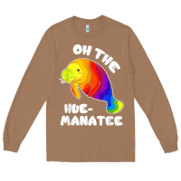 Toasted Coconut oh the hue manatee funny manatee shirts manatee gifts t shirt Long Sleeve Tee - longCreatives