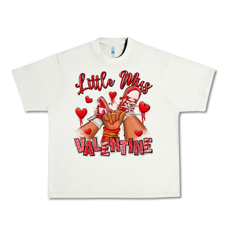 Little Miss Valentine Afro Kid Sneakers Urban Heavy Tee by RanaPortraitStore | Teevron