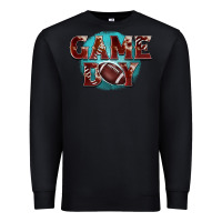 Black game day football Premium Sweatshirt - BarkalooDesign