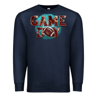 Navy game day football Premium Sweatshirt - BarkalooDesign