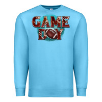 Ocean Blue game day football Premium Sweatshirt - BarkalooDesign
