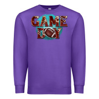 Purple game day football Premium Sweatshirt - BarkalooDesign