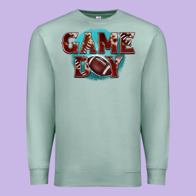 Game Day Football Premium Sweatshirt Designed By Barkaloodesign