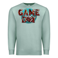 Seafoam game day football Premium Sweatshirt - BarkalooDesign