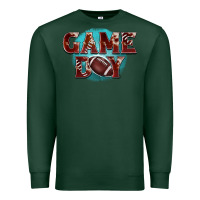 Sports Green game day football Premium Sweatshirt - BarkalooDesign