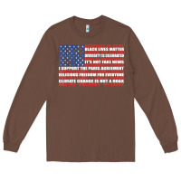 Political Protest American Flag   Stand United T Shirt Long Sleeve Tee | Teevron