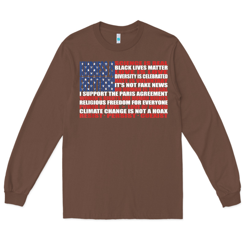 Political Protest American Flag   Stand United T Shirt Long Sleeve Tee by longCreatives | Teevron