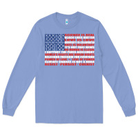 Colony Blue political protest american flag   stand united t shirt Long Sleeve Tee - longCreatives