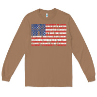 Toasted Coconut political protest american flag   stand united t shirt Long Sleeve Tee - longCreatives