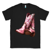 Black Cowgirl boots Classic Tee - HowdyJamesFarm