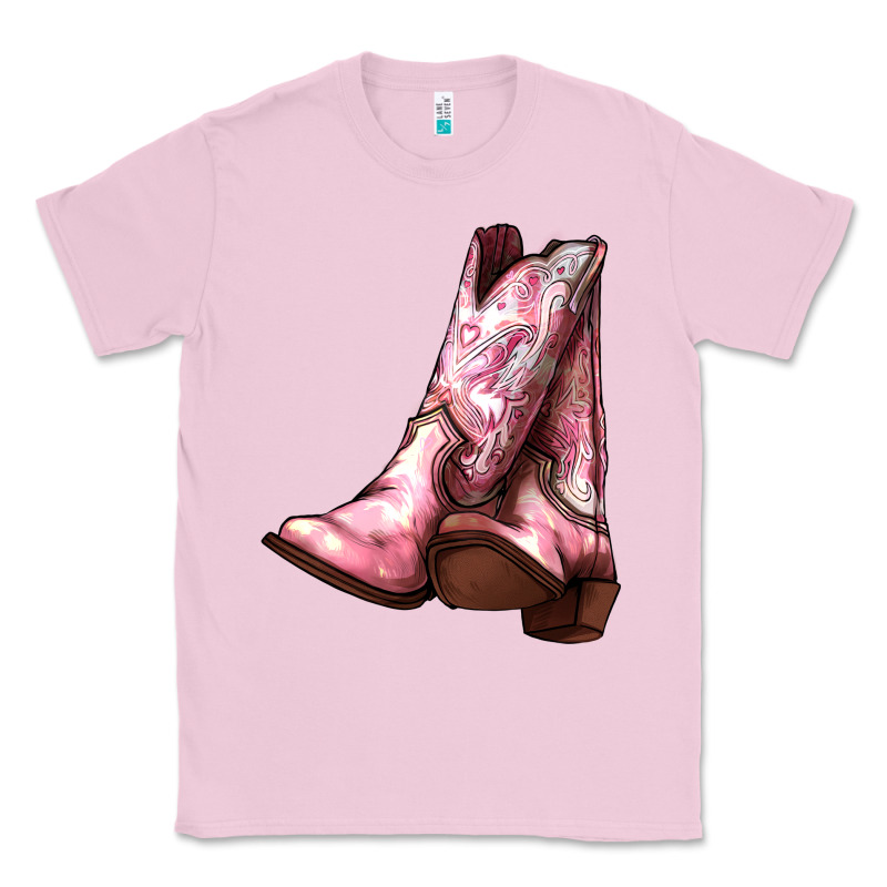 Cowgirl Boots Classic Tee by HowdyJamesFarm | Teevron