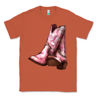 Copper Cowgirl boots Classic Tee - HowdyJamesFarm
