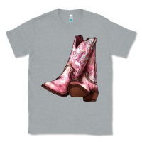 Heather Grey Cowgirl boots Classic Tee - HowdyJamesFarm