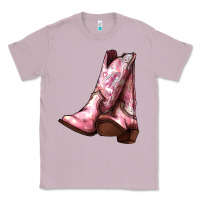 Lilac Cowgirl boots Classic Tee - HowdyJamesFarm