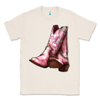 Natural Cowgirl boots Classic Tee - HowdyJamesFarm