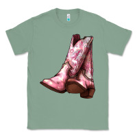 Sage Cowgirl boots Classic Tee - HowdyJamesFarm