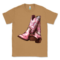 Toasted Coconut Cowgirl boots Classic Tee - HowdyJamesFarm