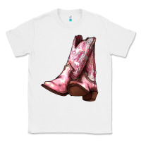 White Cowgirl boots Classic Tee - HowdyJamesFarm