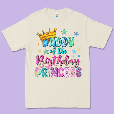 Daddy Of The Birthday Princess Premium Tee Designed By Nancycooperartshop