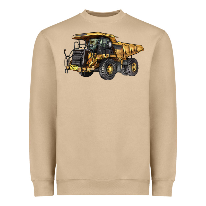Mining Truck Heavyweight Sweatshirt by LillyAllenDesigns | Teevron