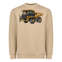 Mushroom Mining Truck Heavyweight Sweatshirt - LillyAllenDesigns