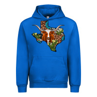 Cobalt longhorn texas map Urban Hoodie - AdoDesignShop