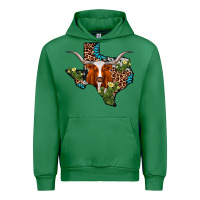 Emerald longhorn texas map Urban Hoodie - AdoDesignShop