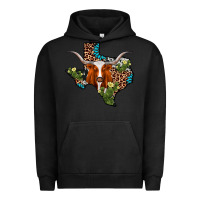 Pigment Black longhorn texas map Urban Hoodie - AdoDesignShop