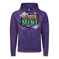 Cloud Purple blessed mini Vintage Hoodie - OliviaCreatesArt