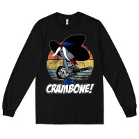 Black Vintage distressed uncle pecos crambone Long Sleeve Tee - longCreatives