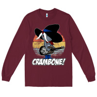 Burgundy Vintage distressed uncle pecos crambone Long Sleeve Tee - longCreatives