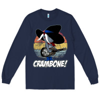 Navy Vintage distressed uncle pecos crambone Long Sleeve Tee - longCreatives