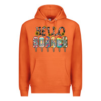 Carrot name vibrant summer greeting with popsicles Premium Hoodie - CowhideDigitalArt