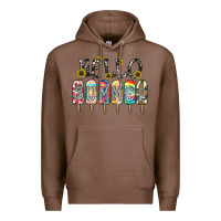 Chestnut name vibrant summer greeting with popsicles Premium Hoodie - CowhideDigitalArt