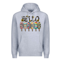 Name Vibrant Summer Greeting With Popsicles Premium Hoodie | Teevron