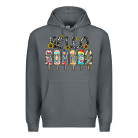 Rock name vibrant summer greeting with popsicles Premium Hoodie - CowhideDigitalArt